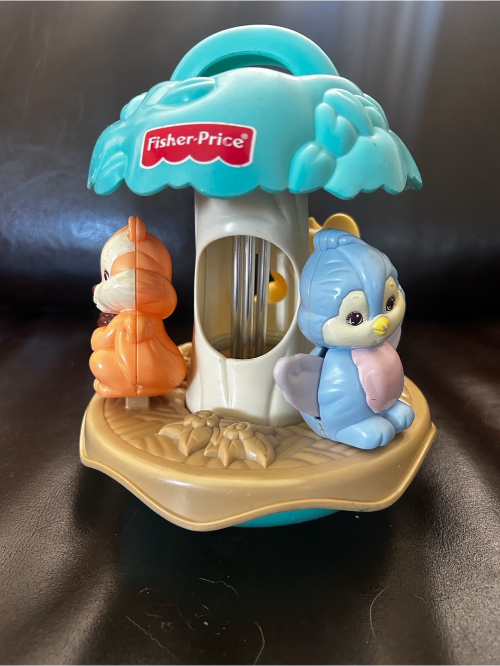 Vintage 1999 Fisher Price precious planet chime ball Forest friends wind chime